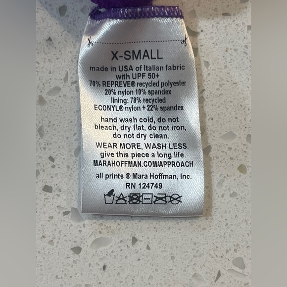 Mara Hoffman KAY Purple Bikini Bottoms Size XS - Picture 5 of 6